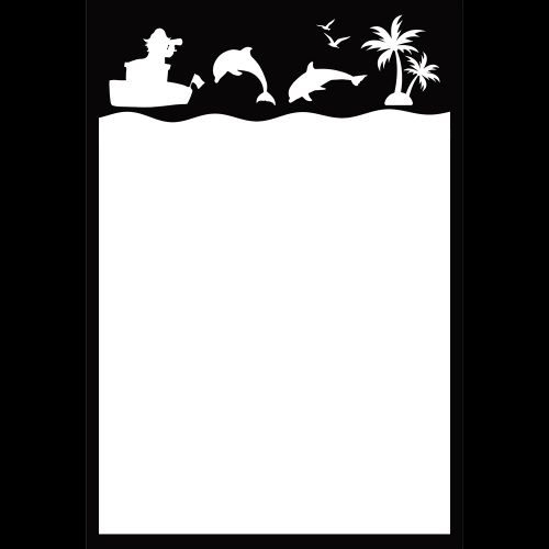 Tropical Beach And Galaxy Space WBP L2 0304