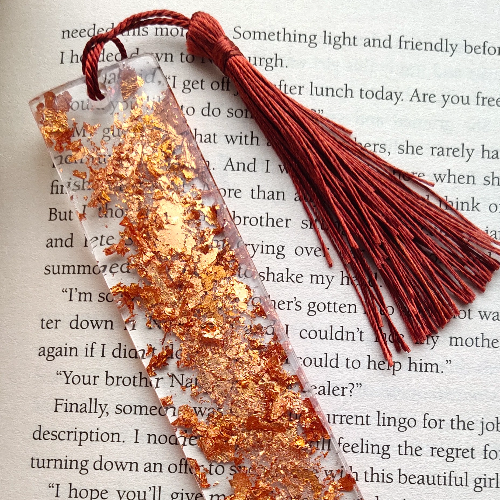 Bronze Scratched Bookmark