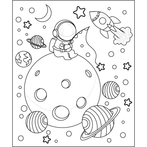 Puppy In The Clouds And Space Galaxy CPS S2 1417