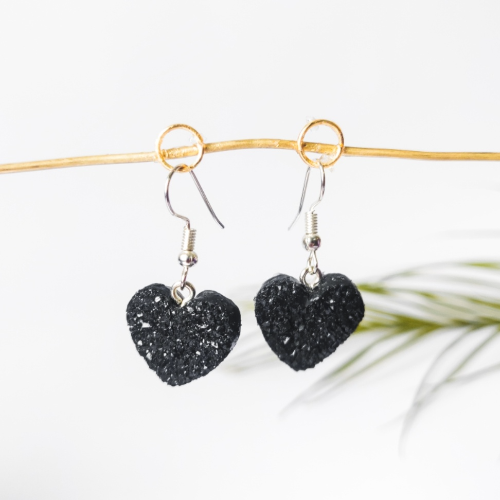 Druzy HeartDangle